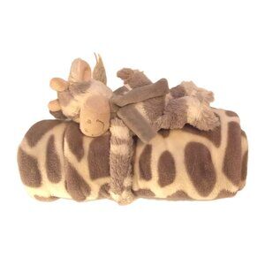 Baby blanket & matching plush spotted cow. New, never used